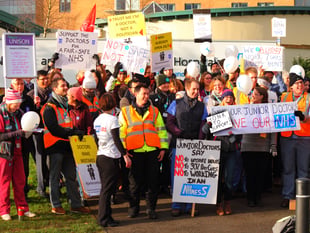 NHS chiefs' stark warning as longest ever junior doctor strike bites