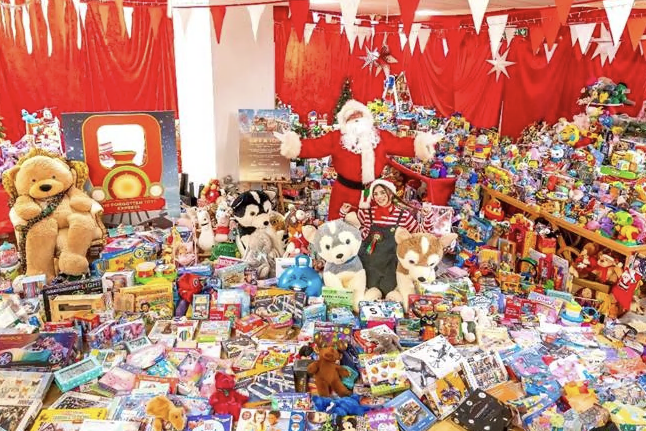 More than 8,000 toys were donated by the local community to the Forgotten Toys appeal