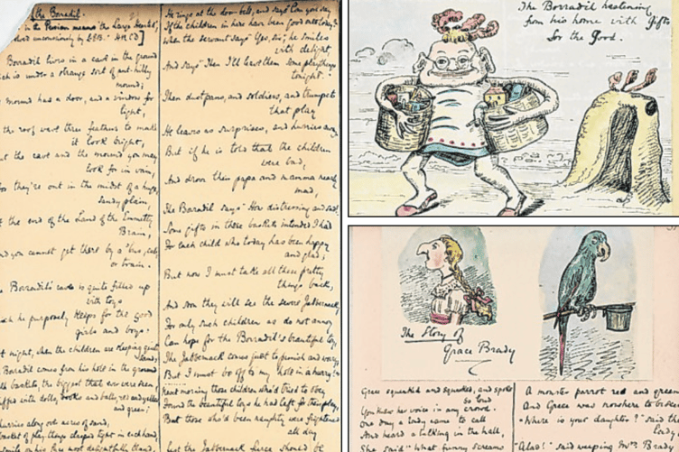 Pages from the amusing Victorian album