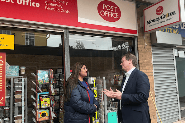 Seema Misra with Woking MP Jonathan Lord