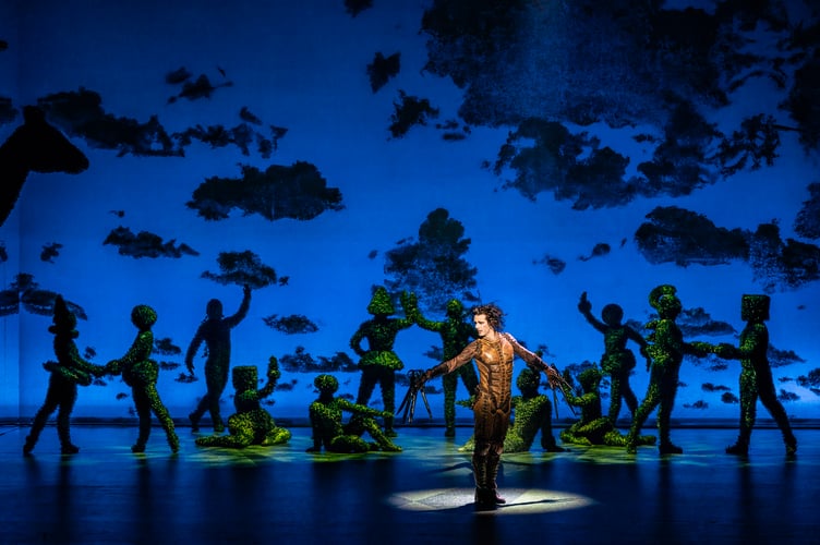 EDWARD SCISSORHANDS,            , Original Story â Tim Burton, Director and Choreographer â Mathew Bourne,  Designer â Lez Brotherston, Lighting â Howard Harrison, New Adventures, Theatre Royal, Plymouth,2023, UK, Credit: Johan Persson - www.perssonphotography.com /