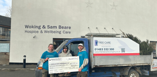 Christmas tree collection service raises £5,000 for Woking hospice