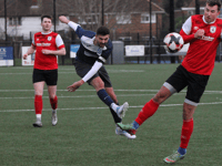 REEL: Sheerwater Pilgrims, blue and white, beat Woking & Maybury 4-0
