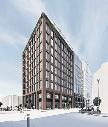 The 11-storey block will double the available office space in the town centre, bring 1,000 new jobs and “pump millions into the economy”