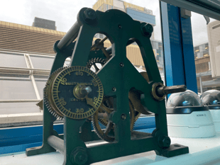Time for a smile: Woking town clock's mechanism still exists