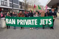 Greta Thunberg joins march against Farnborough Airport expansion