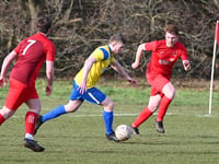 REEL: Ripley Village, red, lose 3-1 at home to Dial Square, 27-1-24