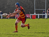 REEL: Chobham RFC, scarlet and gold, lose 59-22 at Amersham & Chiltern