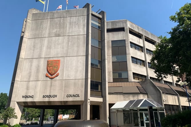 Woking Borough Council's headquarters