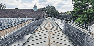 Woking United Reform Church achieves dream of being solar powered