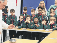 Teamwork is the formula for Woking District Cubs on science day