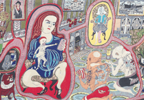 Grayson Perry’s tapestries The Vanity of Small Differences on display at Lightbox