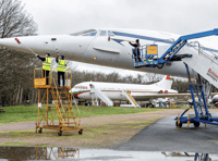 Concorde, star attraction at Brooklands, gets anniversary pampering 