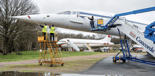 Concorde, star attraction at Brooklands, gets anniversary pampering 