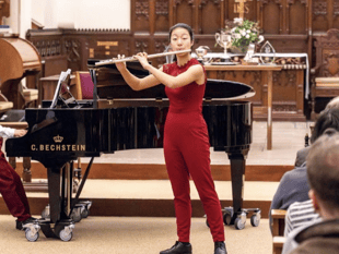 Flautist Hanhan Qu, aged 14, is named Woking Young Musician of 2024