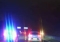 Shock footage shows moment drink-driver rammed by police car on M3 motorway in Surrey