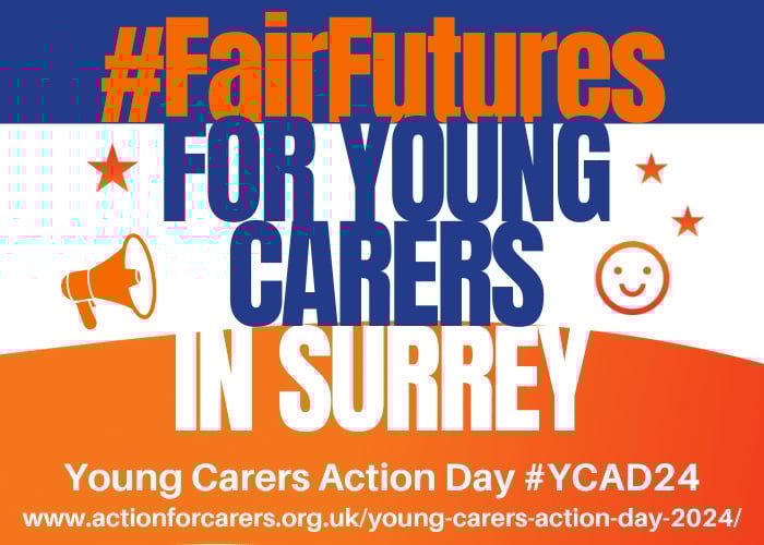 The theme of this year's Young Carers Action Day on March 13 is Fair Futures for Young Carers, emphasising the impact of caregiving on education and career prospects