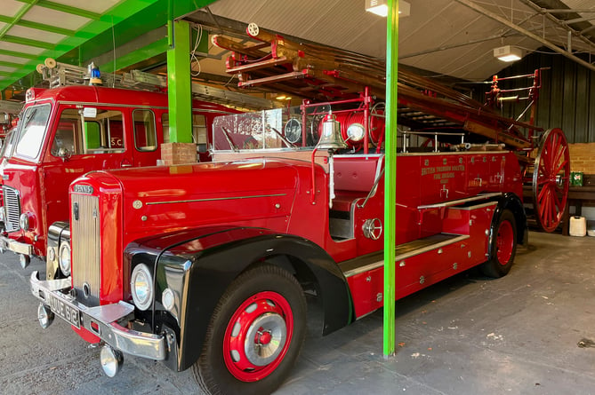 Fire engine JUE 612 was built in 1949 by Dennis Brothers  in Guildford 