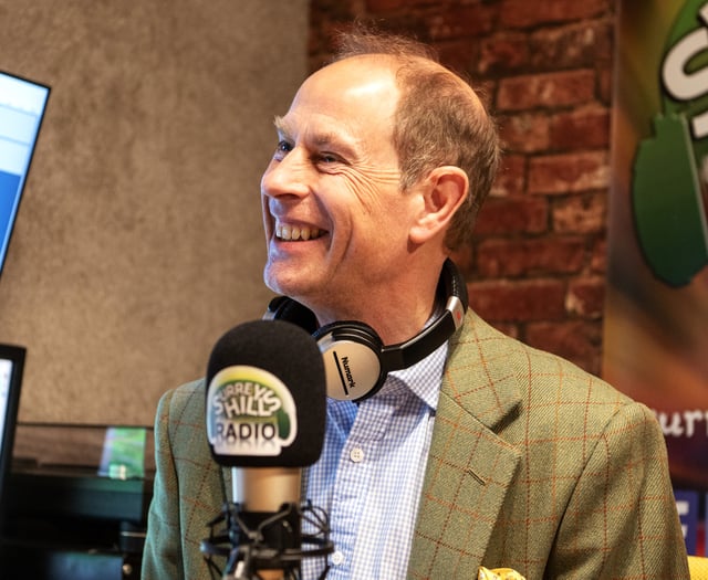 Senior Royal pays visit to Surrey Hills Community radio station
