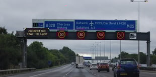Arrest after Mercedes driven wrong way around Surrey M25 
