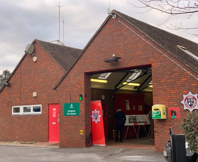 Chobham firefighters may have to drive to Woking before callouts