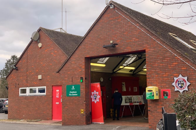 Chobham Fire Station is due to undergo renovations 