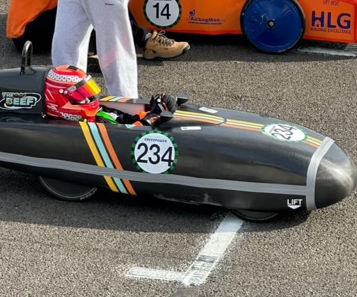 The Beef, a car developed for the Greenpower Racing Trust Championship