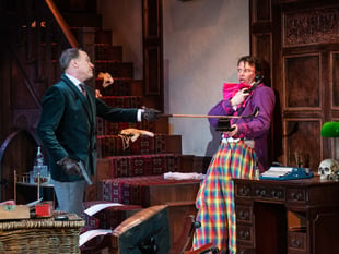 Follow the clues to find Sleuth at Yvonne Arnaud 