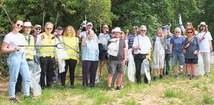 Chobham volunteers ready for Great British Spring Clean litter pick