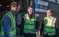 Jonathan Lord with Jeremy Hunt, the Chancellor
