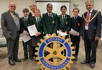 Woking's young authors honoured by Rotary Club