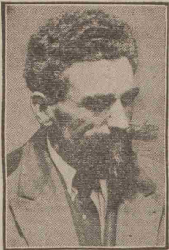 This picture of Jean Pierre Vaquier was circulated to newspapers across the country in an attempt to find out where he bought the strychnine to murder the landlord of the Blue Anchor Hotel