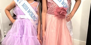 Woking sisters reach UK finals of  junior beauty pageant