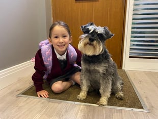 Seven-year-old raises money for dogs' charity in memory of pal Pepper