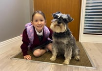 Seven-year-old raises money for dogs' charity in memory of pal Pepper
