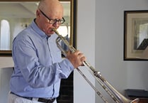 Dr Who trumpet musician in concert