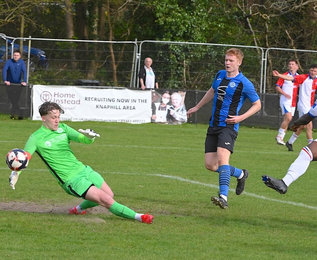 Late penalty drama as Knaphill are held by bottom side