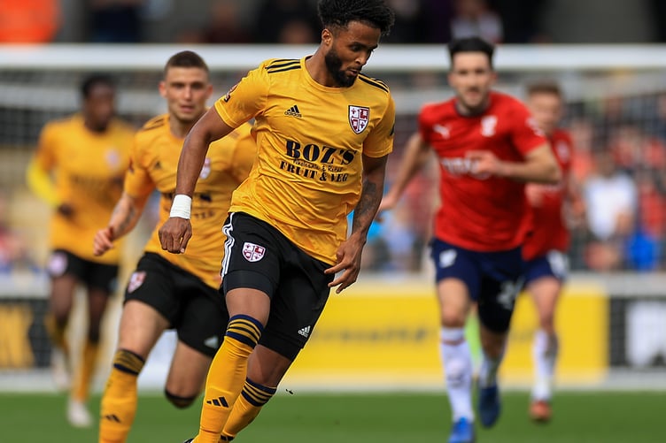 Action from Woking's 2-0 defeat at York City on Saturday (Photo: Phil Fiddes)