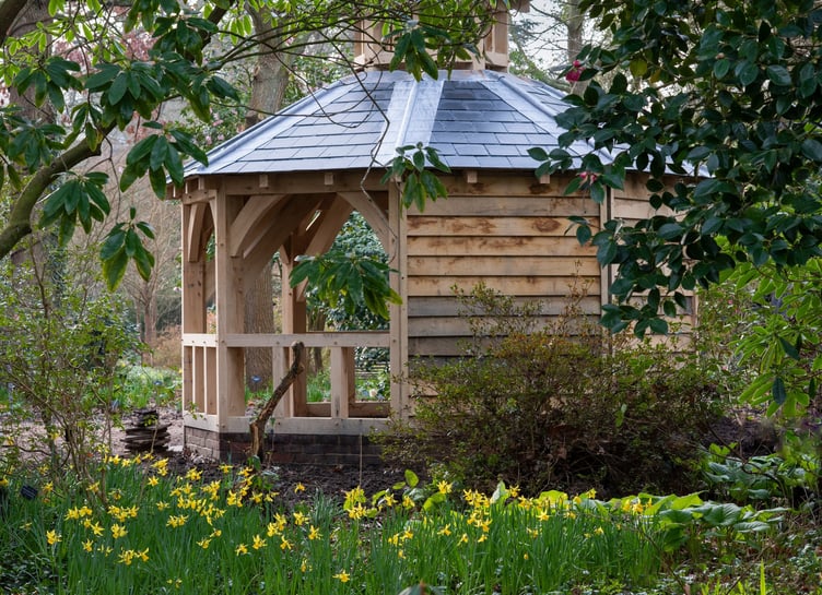 The Oakwood Summerhouse at RHS Garden Wisley in honour of Ellen Willmott