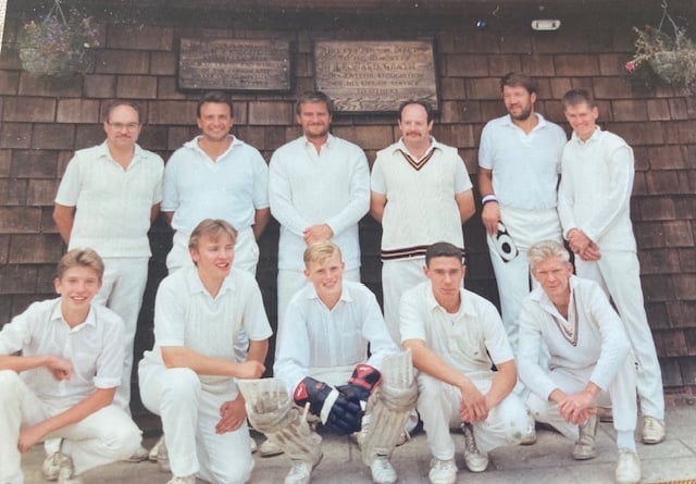 West Byfleet men’s team from the 1980s