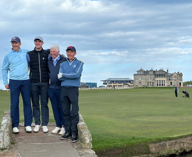 Man with Parkinson's plays top 100 golf courses in UK and Ireland