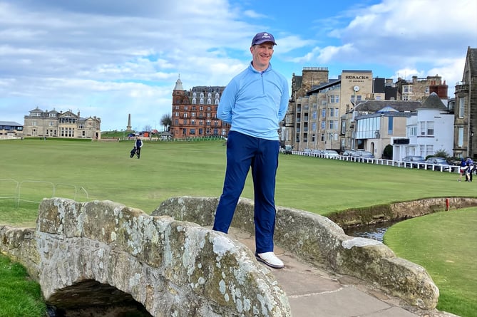  Dave Andrews at St Andrews Old Course