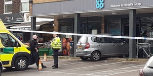 Shoppers given a fright as car smashes into Co-op supermarket