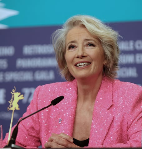 Emma Thompson at the press conference of Good Luck to you, Leo Grande at Berlinale 2022