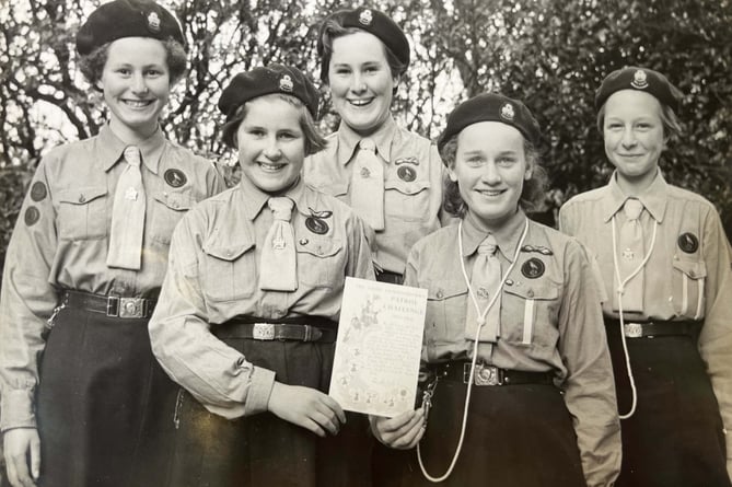 8th Woking Girl Guides 1955