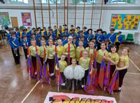 Children's marching band unveil striking new uniforms