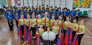 Children's marching band unveil striking new uniforms