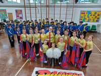 Children's marching band unveil striking new uniforms
