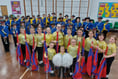 Children's marching band unveil striking new uniforms