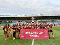 Rugby girls complete cup hat-trick with dramatic win